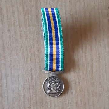 De Wet Medal - With Ribbon - Miniature