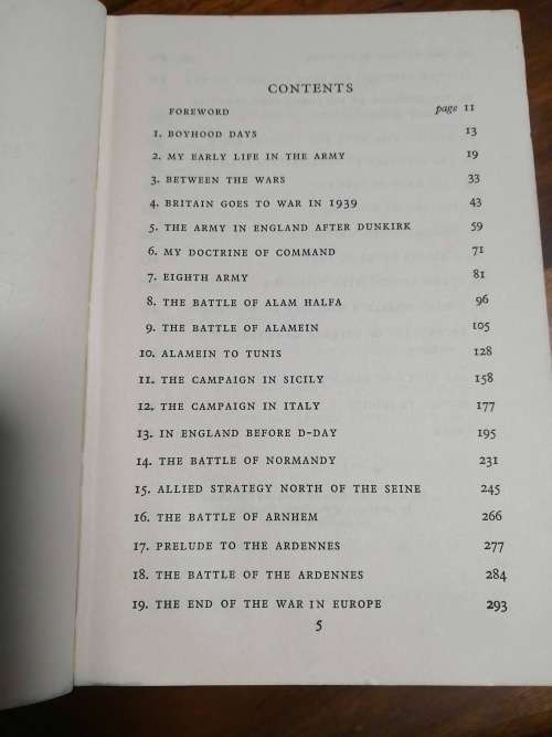 Montgomery of Alamein - Memoirs - Signed by FM Montgomery