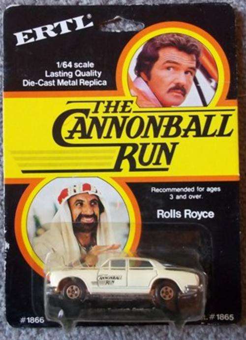 ERTL Rolls Royce Silver Shadow - 'The Cannonball Run'