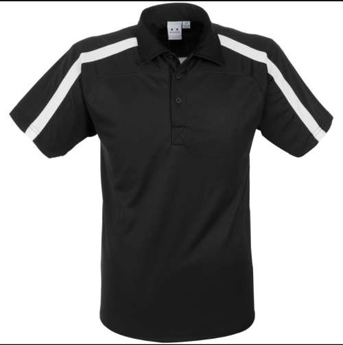 Men`s Monte Carlo Golf Shirt - Black - 2XL