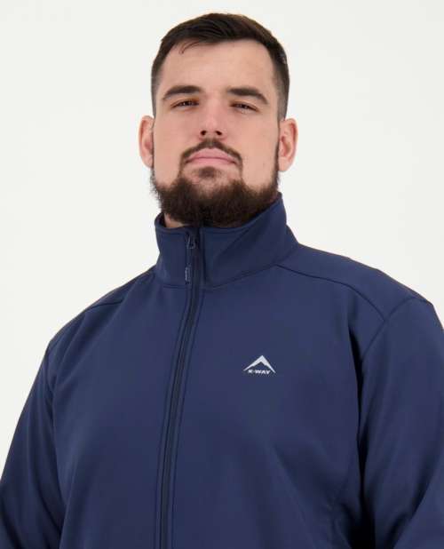 K-Way Men`s Felixx Eco Softshell Jacket L (Blue)