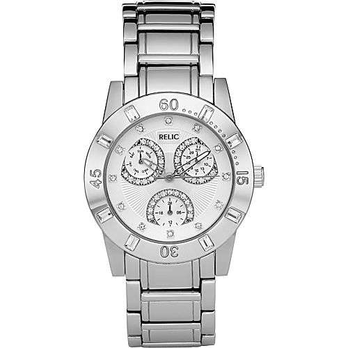 **NEW** RELIC (By FOSSIL) Beth Multifunction Crystal Ladies Quartz Dress Watch"GREAT VALUE"