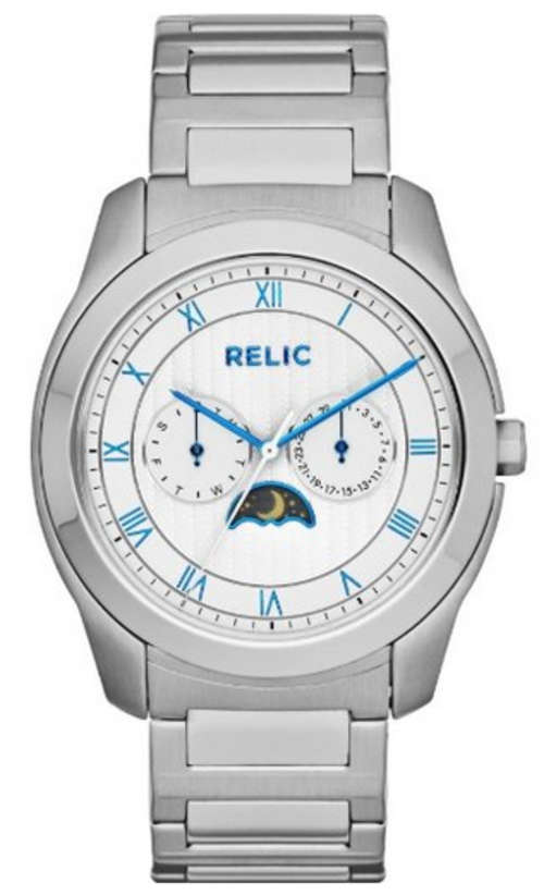 **NEW** RELIC (By FOSSIL) Harris Moonphase Gents Quartz Dress Watch"GREAT VALUE"