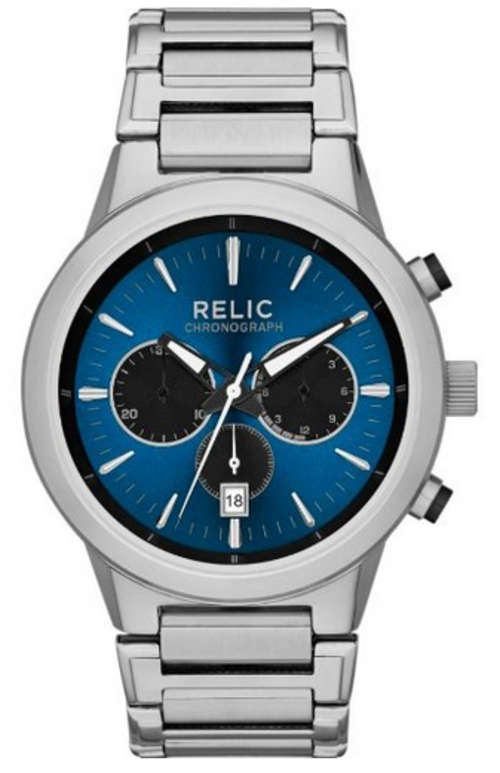 **NEW** RELIC (By FOSSIL) Wrigley Blue Dial Chronograph Quartz Gents Watch"GREAT VALUE"