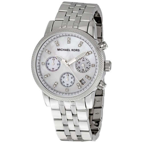 MICHAEL KORS Mother-of-Pearl Dial Ladies Quartz Dress Watch "VERY CLASSY!!"