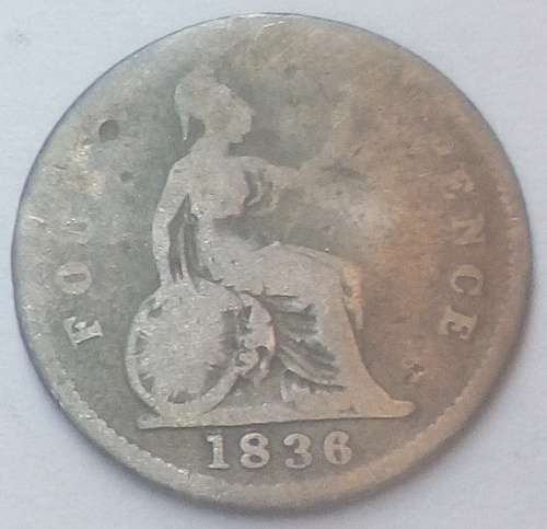 1800's Collection of 4 Pence and 3pence for the British coin collector!