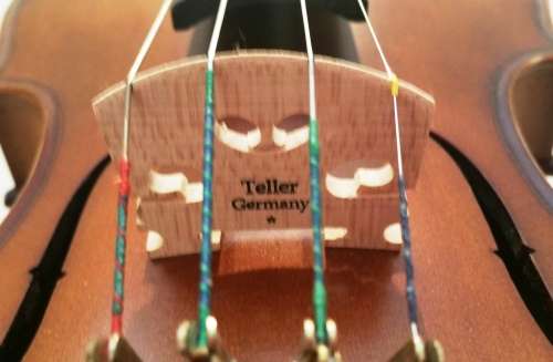 Violin + Bow + Shoulder Rest + Stand for Violin and Bow + Case + Tuner