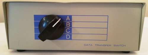 4-PORT DB25 MANUAL SWITCH BOX (DATA SWITCH)