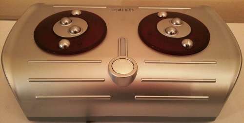 HOMEDICS FOOT PLEASURER ULTRA DEEP KNEADING FOOT MASSAGER WITH INFRARED HEAT