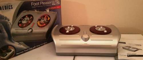 HOMEDICS FOOT PLEASURER ULTRA DEEP KNEADING FOOT MASSAGER WITH INFRARED HEAT