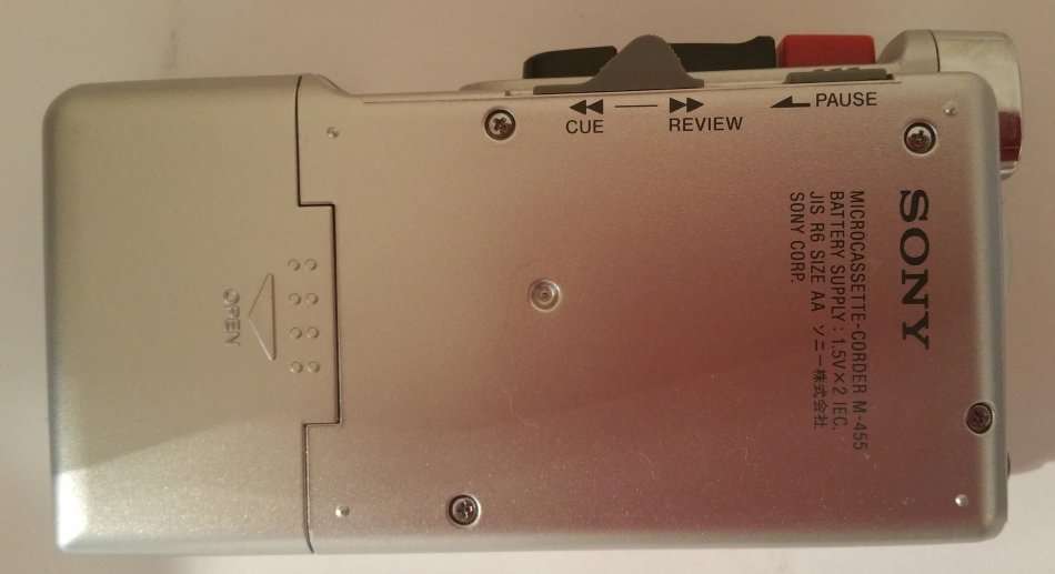 SONY M-455 MICROCASSETTE RECORDER
