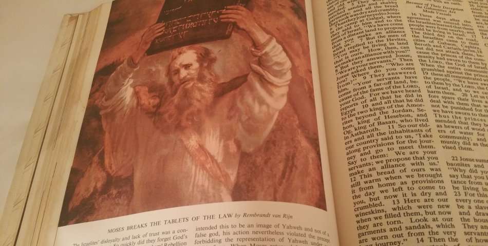 VINTAGE CATHOLIC HOLY BIBLE FROM THE CELLARS OF A CATHOLIC CHURCH - AMAZINGLY PRESERVED