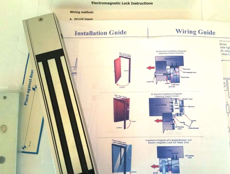 ELECTROMAGNETIC DOOR SECURITY BOLT LOCK