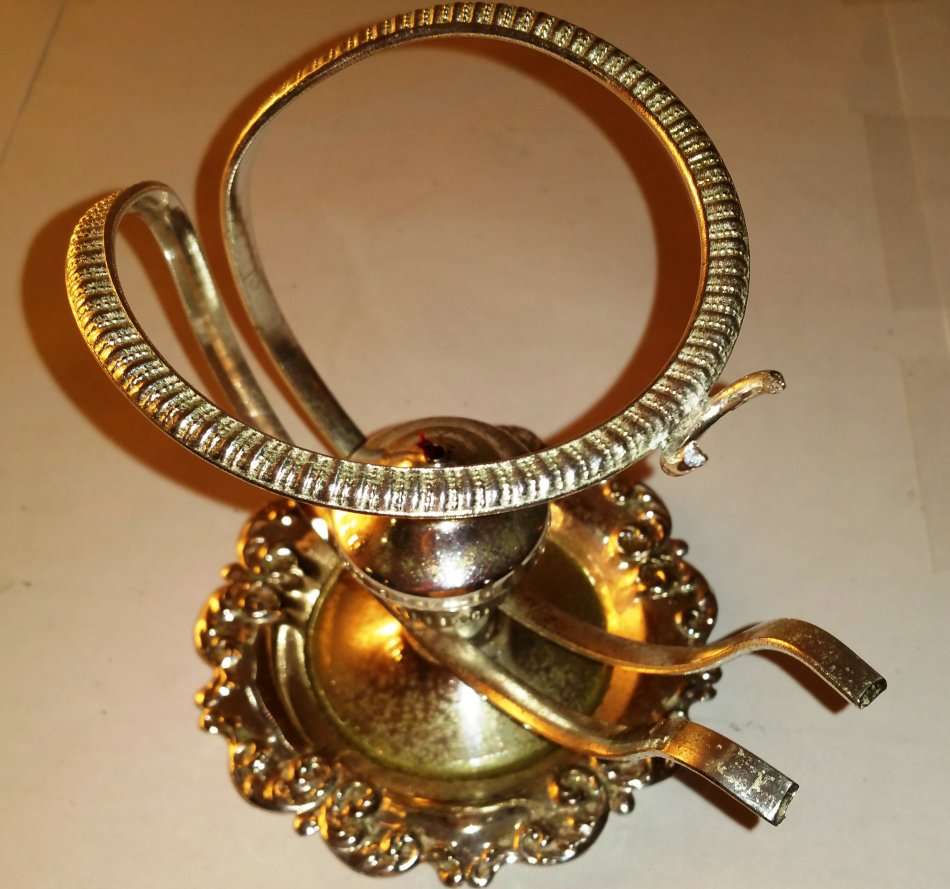 VINTAGE BRANDY / COGNAC WARMER AND ONE BOHEMIA CRYSTAL GLASS BRANDY / COGNAC SNIFTER