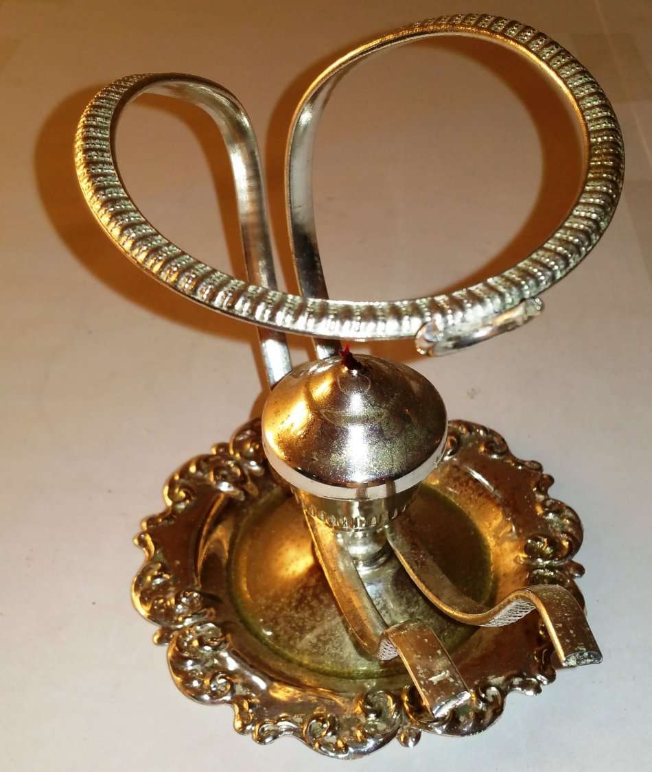 VINTAGE BRANDY / COGNAC WARMER AND ONE BOHEMIA CRYSTAL GLASS BRANDY / COGNAC SNIFTER