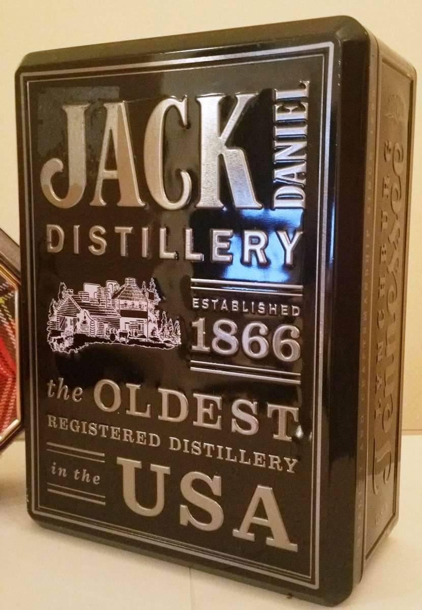 COLLECTION OF TINS, WOODEN HINGED BOX - FOR THE COLLECTOR OR STORING