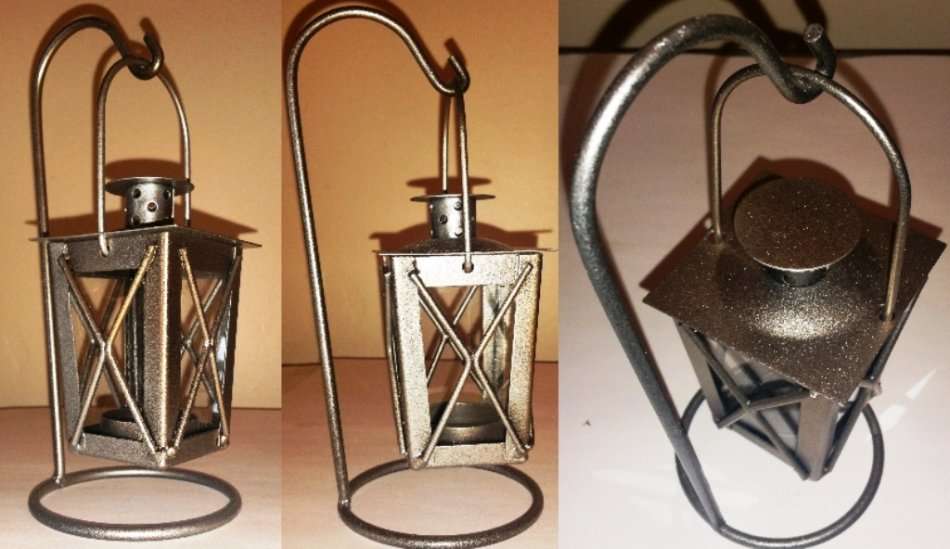 HANGING CANDLE HOLDER - VINTAGE STYLE SHIP CAPTAIN'S DESK LAMP