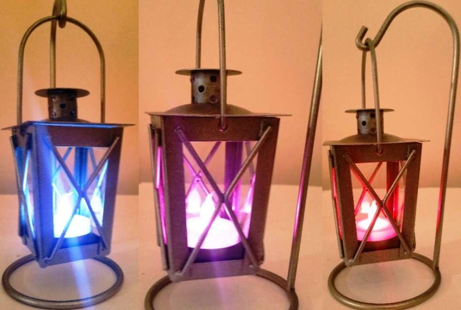 HANGING CANDLE HOLDER - VINTAGE STYLE SHIP CAPTAIN'S DESK LAMP