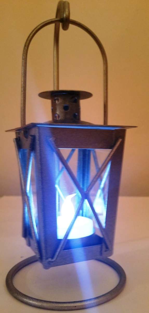 HANGING CANDLE HOLDER - VINTAGE STYLE SHIP CAPTAIN'S DESK LAMP