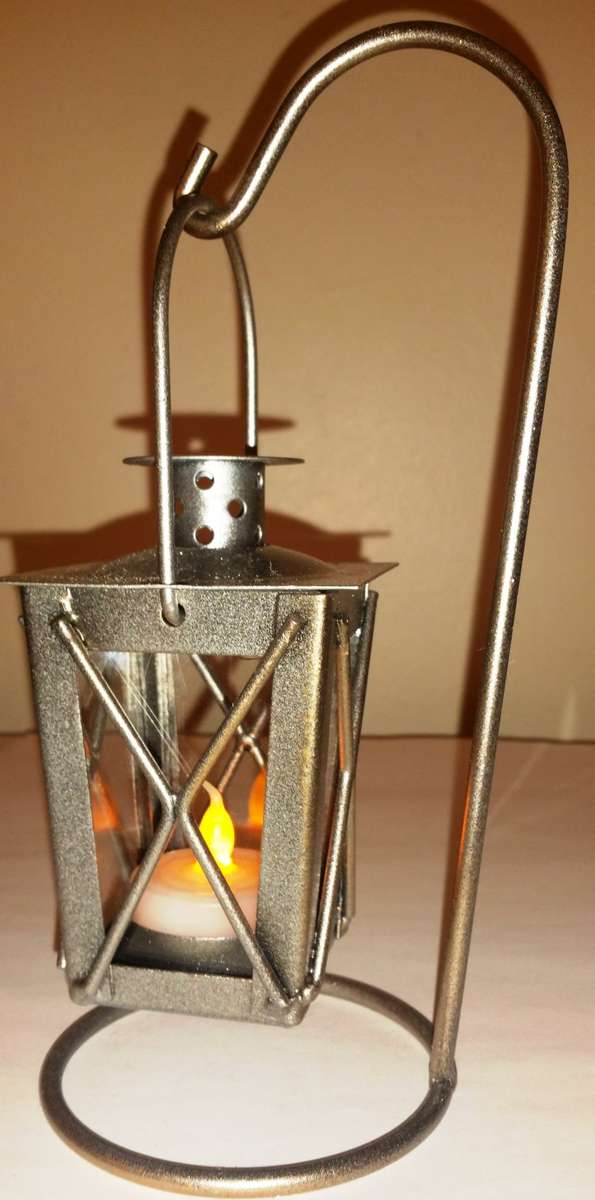 HANGING CANDLE HOLDER - VINTAGE STYLE SHIP CAPTAIN'S DESK LAMP