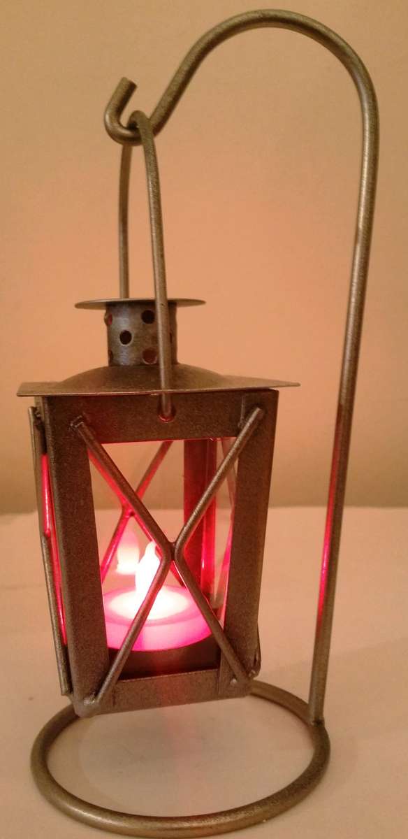 HANGING CANDLE HOLDER - VINTAGE STYLE SHIP CAPTAIN'S DESK LAMP