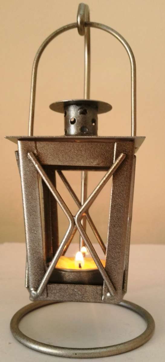 HANGING CANDLE HOLDER - VINTAGE STYLE SHIP CAPTAIN'S DESK LAMP