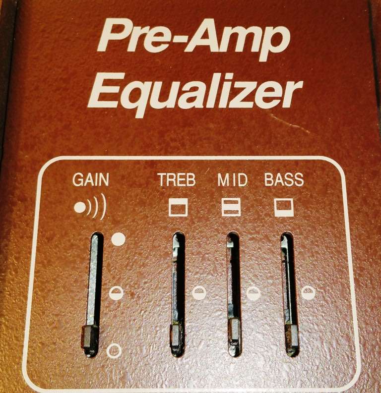 L. R. BAGGS PRE-AMP EQUALIZER FOR ACOUSTIC GUITAR ~ RARE VINTAGE