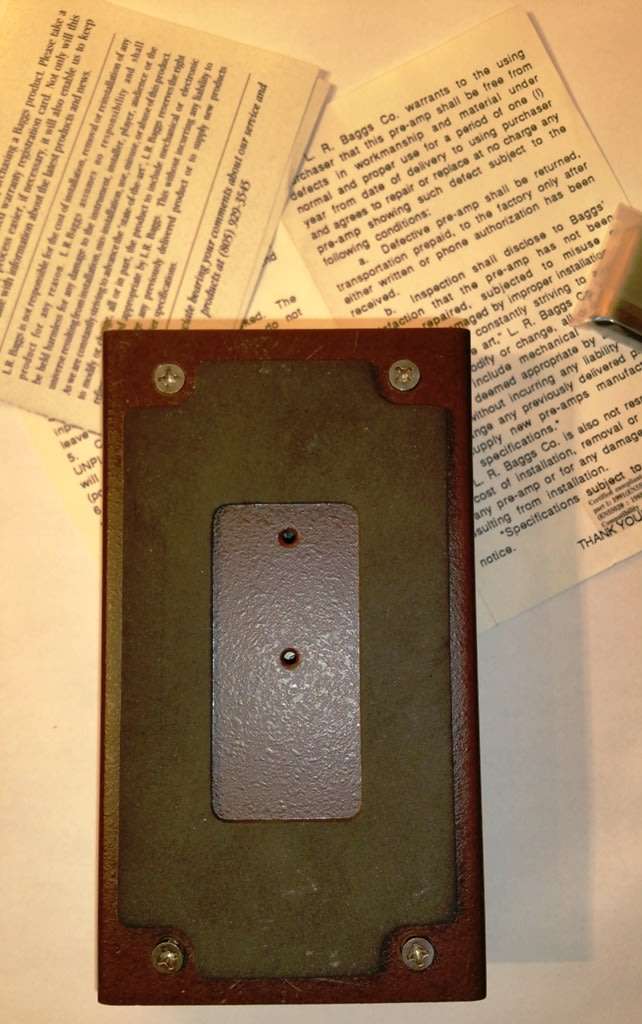 L. R. BAGGS PRE-AMP EQUALIZER FOR ACOUSTIC GUITAR ~ RARE VINTAGE