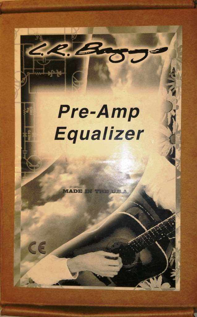 L. R. BAGGS PRE-AMP EQUALIZER FOR ACOUSTIC GUITAR ~ RARE VINTAGE