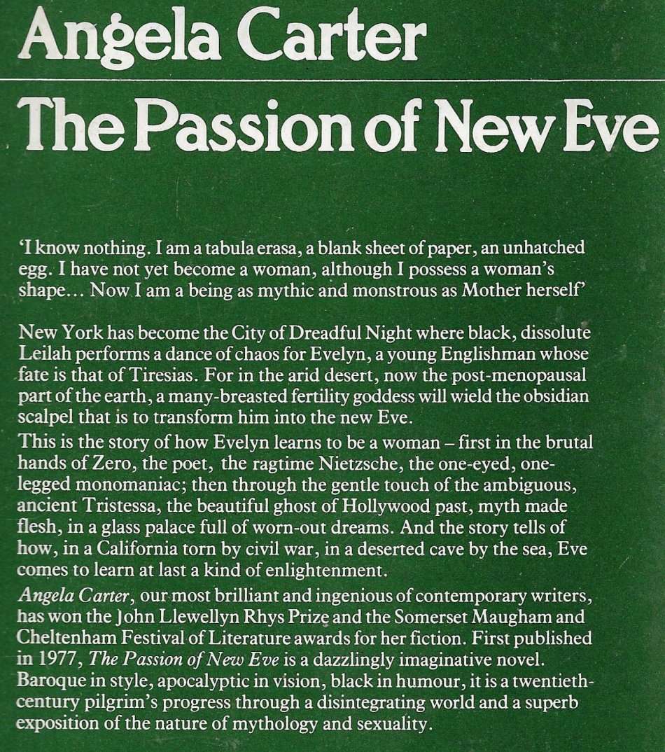 THE PASSION OF NEW EVE [PAPERBACK] ~ ANGELA CARTER