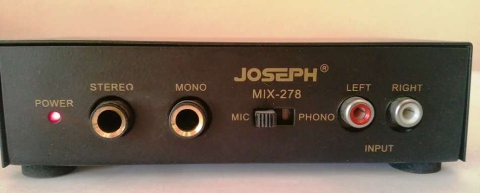 JOSEPH PHONO/MIC PRE-AMPLIFIER [MODEL: MIX-278]