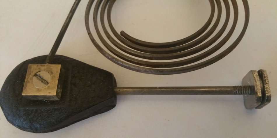 BIM BAM MECHANICAL CLOCK STRIKING BLOCK WITH COIL ROD