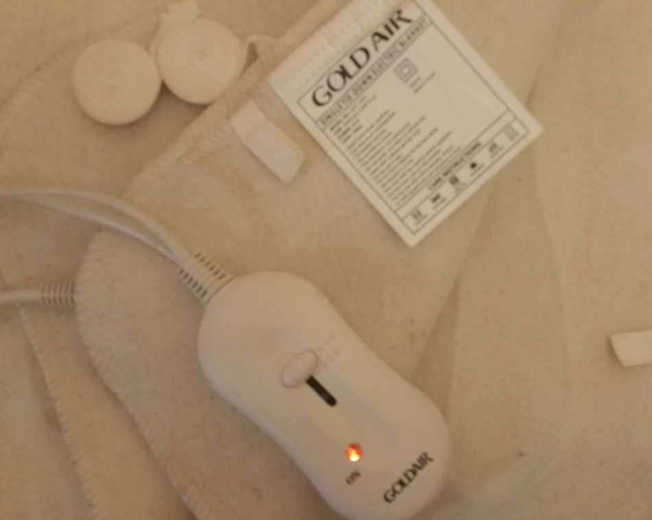 GOLD AIR SINGLE TIE-DOWN ELECTRIC BLANKET