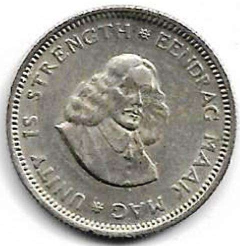 5 CENTS RSA REPUBLIC ~ 1964 [B]