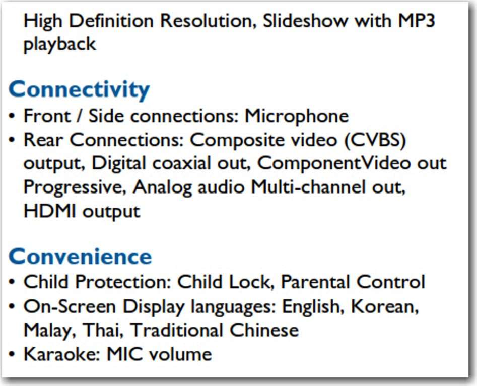 PHILIPS DVD PLAYER ~ DVP5986K