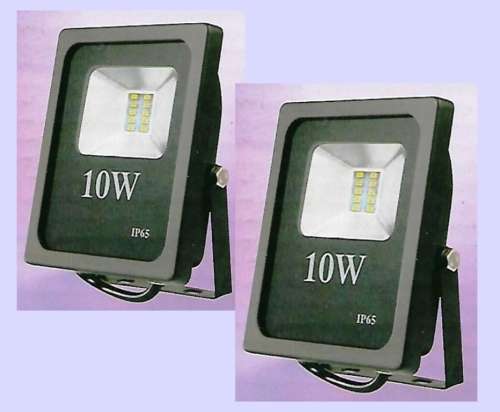 10W LED FLOODLIGHT ~ DR. LIGHT ~ PACK OF 2