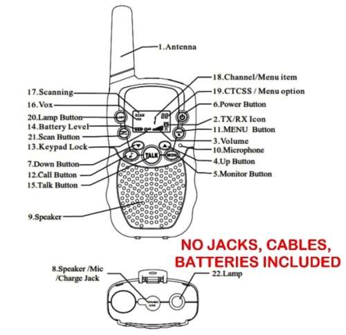 BELLSOUTH WALKIE-TALKIE ~ T-388