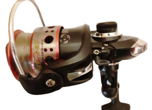 TWO PIONEER FISHING REELS ~ STANDARD CONVENTIONAL: MUSTANG and PINK COMBO