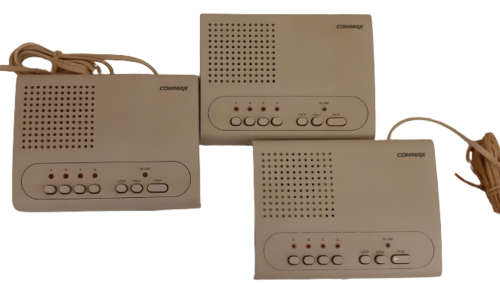 COMMAX WIRELESS INTERCOM [MODEL W1-4C] ~ THREE UNITS