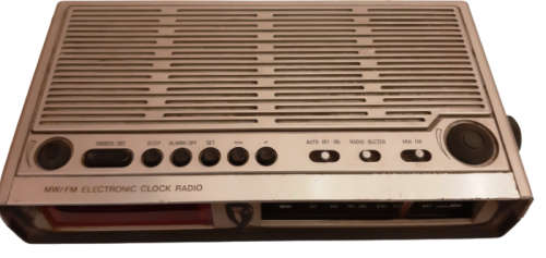 MW / FM ELECTRONIC CLOCK RADIO