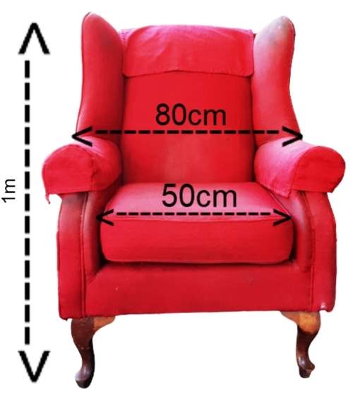 WINGBACK CHAIR ~ RED
