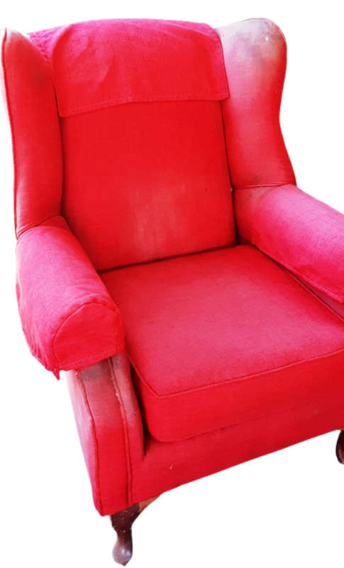 WINGBACK CHAIR ~ RED