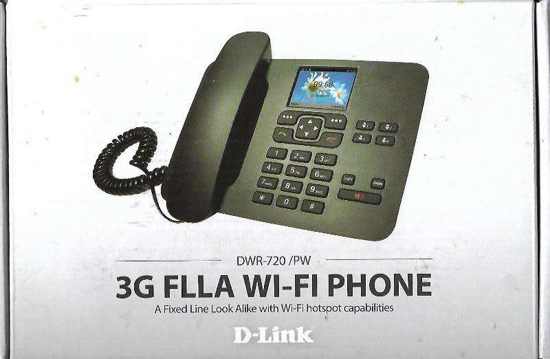 3G WIFI PHONE FIXED DESK LOOK-ALIKE WIFI HOTSPOT PORTABLE SIM SLOT SD-CARD SLOT RE-CHARGEABLE BATTER