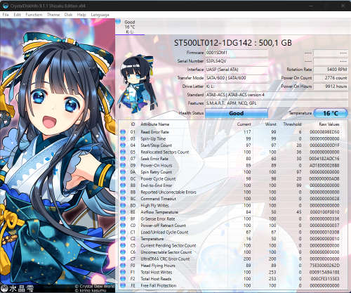 2.5` HDD Seagate 500 Gb