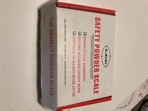 Lee reloading scale