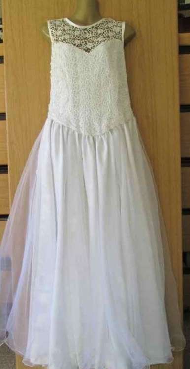 Vintage Wedding Dress - Chest 82cm, Waist 80cm