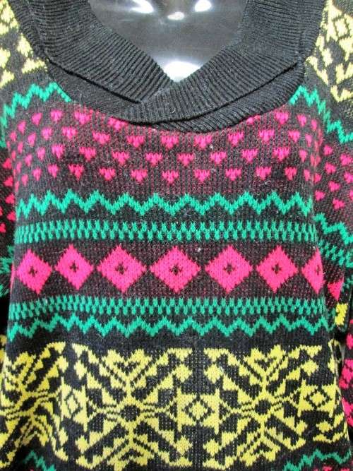 Vintage Patterned Jersey - Size M
