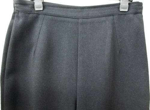 High Waist (With Elastic) Black Polyester Pants - Size 30 (Waist 64-76cm, Hip 92cm) *Quality Brand