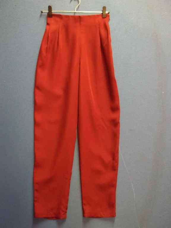 Maroon Polyester Pants - Size S (Unworn)