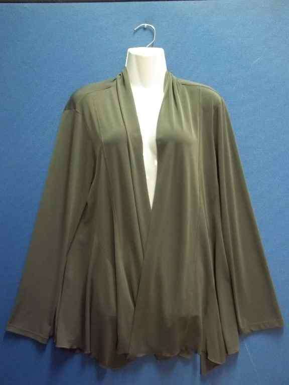 Brown Stretch Jacket (95% Polyester / 5% Elastane) - Size 42 * Quality Brand